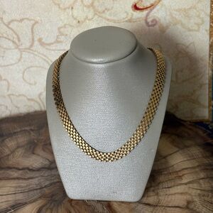 Antique Louis Stern FOPE Panther Link Collar Necklace 12K GF